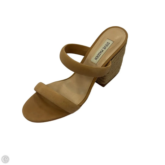 Shoes Heels Block By Steve Madden In Brown, Size: 9
