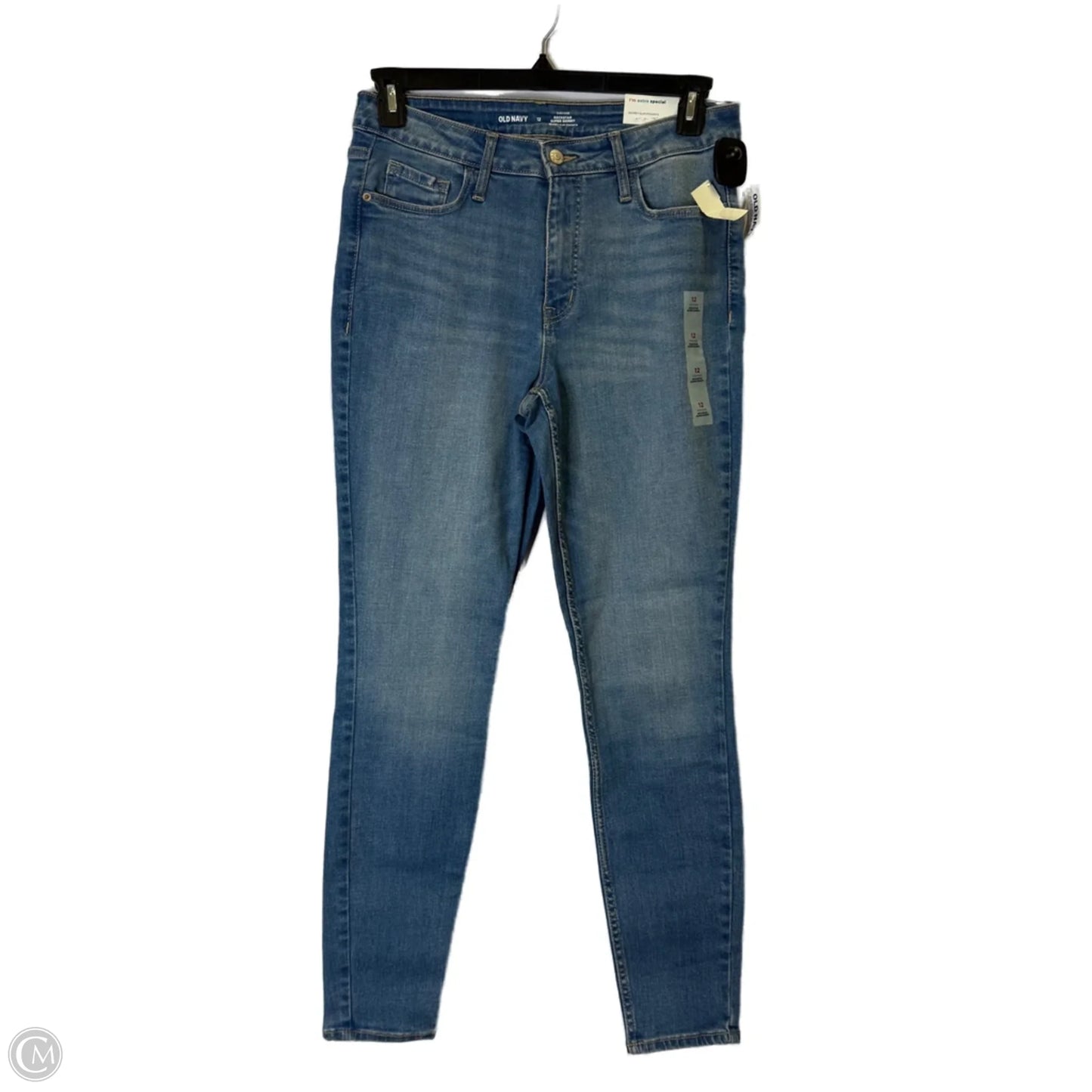 Jeans Skinny By Old Navy In Blue, Size: 12