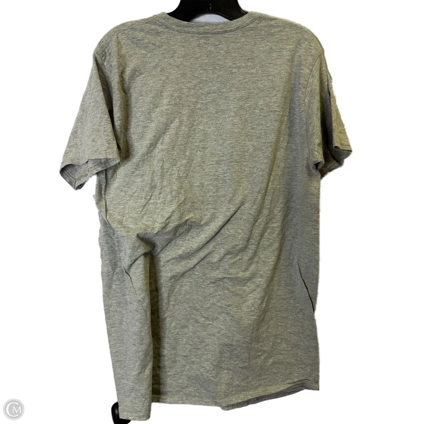 Top Short Sleeve By Hanes In Grey, Size: Xl