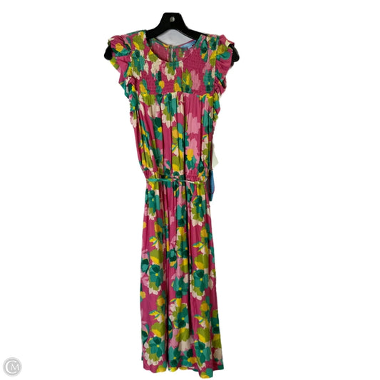 Dress Casual Midi By Draper James In Pink, Size: L