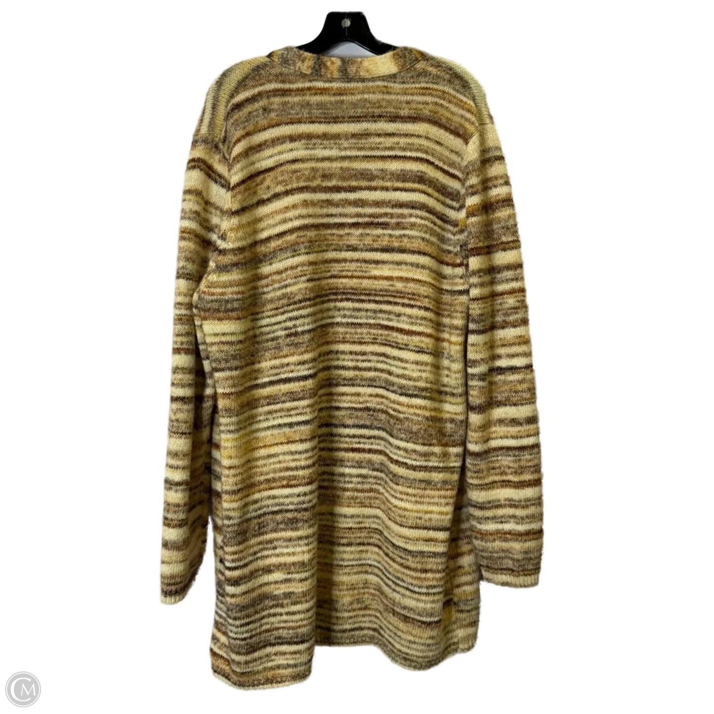 Sweater Cardigan By Natural Reflections In Brown, Size: Xl