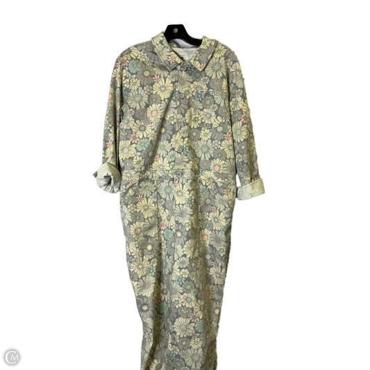 Jumpsuit By Lee In Cream & Grey, Size: Xl