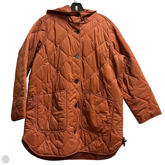 Coat Puffer & Quilted By Old Navy In Orange, Size: L