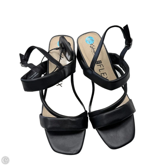 Sandals Heels Block By Life Stride In Black, Size: 7.5