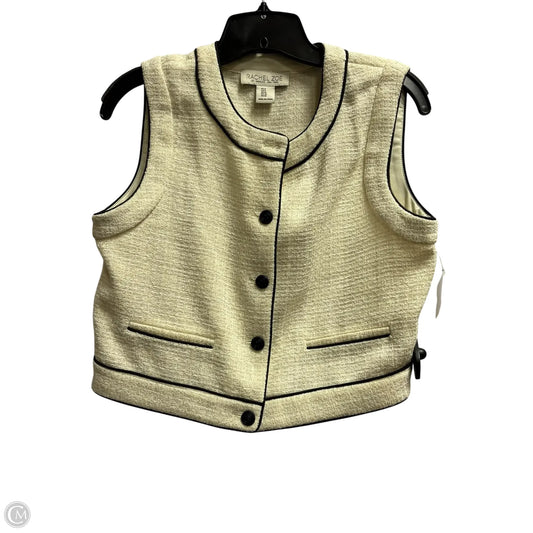 Vest Faux Fur & Sherpa By Rachel Zoe In Cream, Size: 6