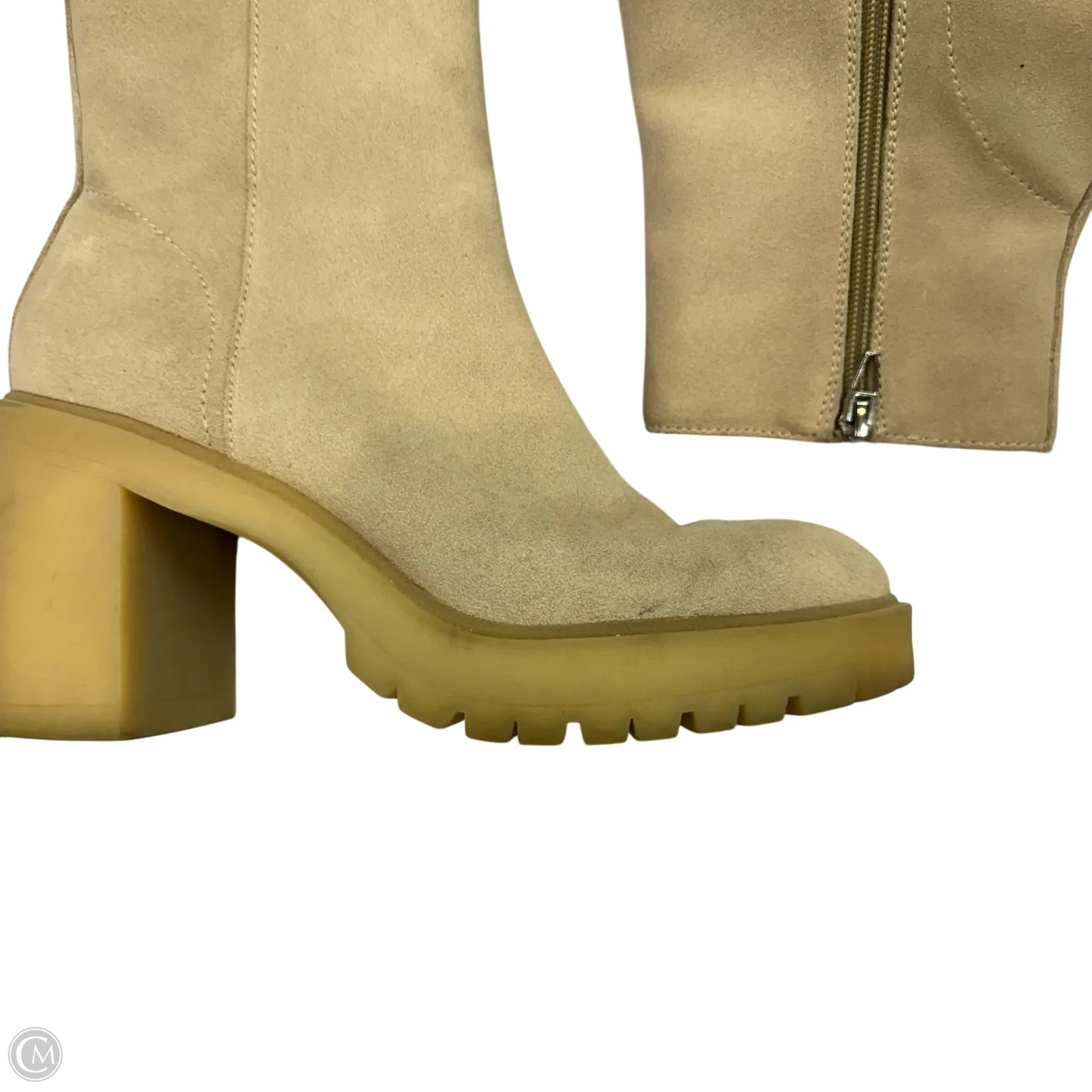 Boots Ankle Heels By Dolce Vita In Cream, Size: 8.5