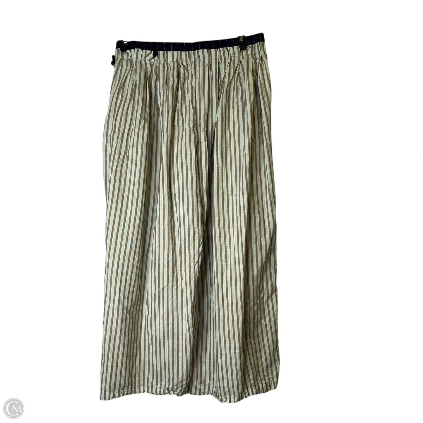 Pants Linen By Anthropologie In Blue & Grey, Size: Xl