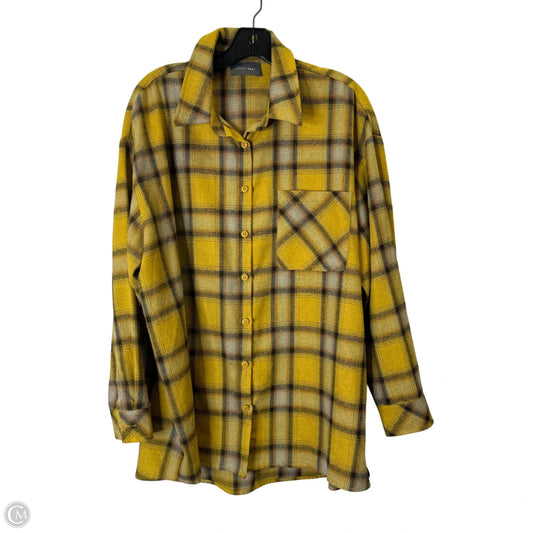 Top Long Sleeve By Clothes Mentor In Yellow, Size: S