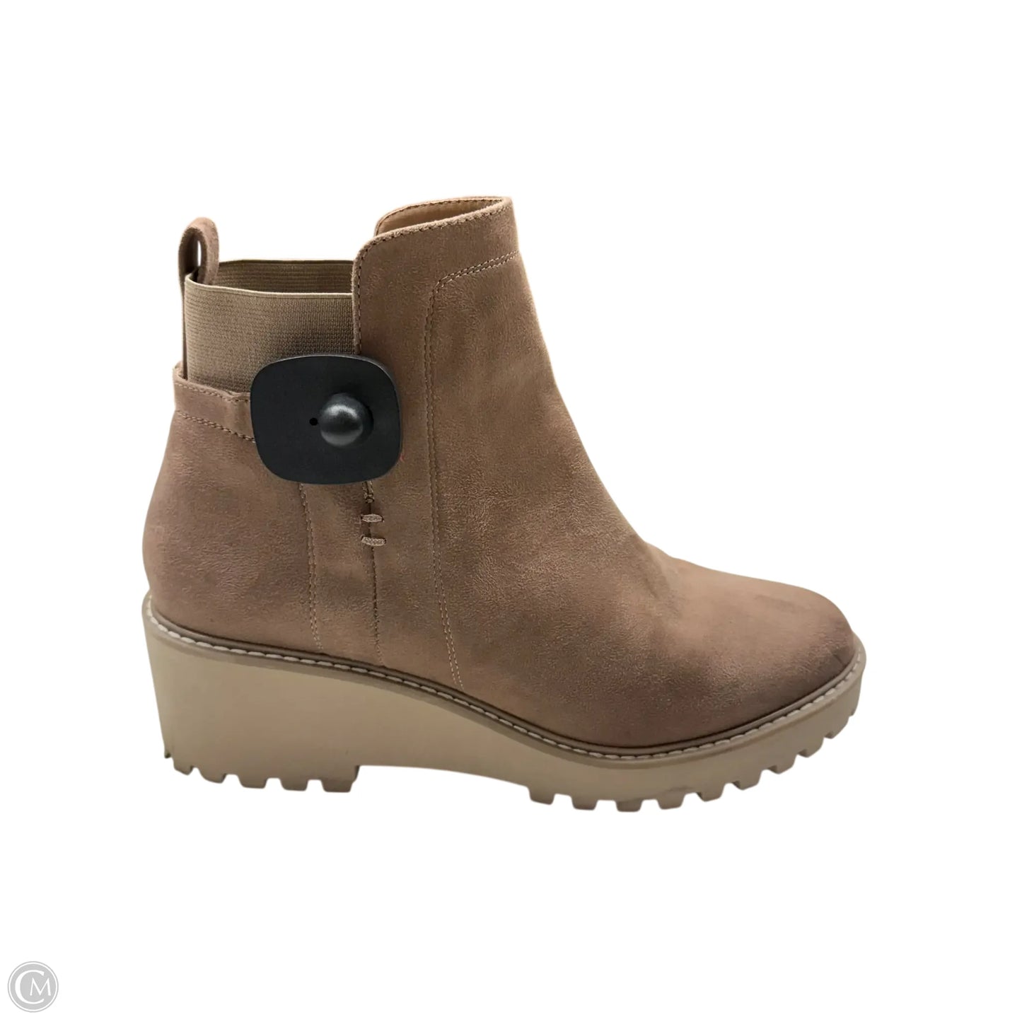 Boots Ankle Heels By Dv In Brown, Size: 11