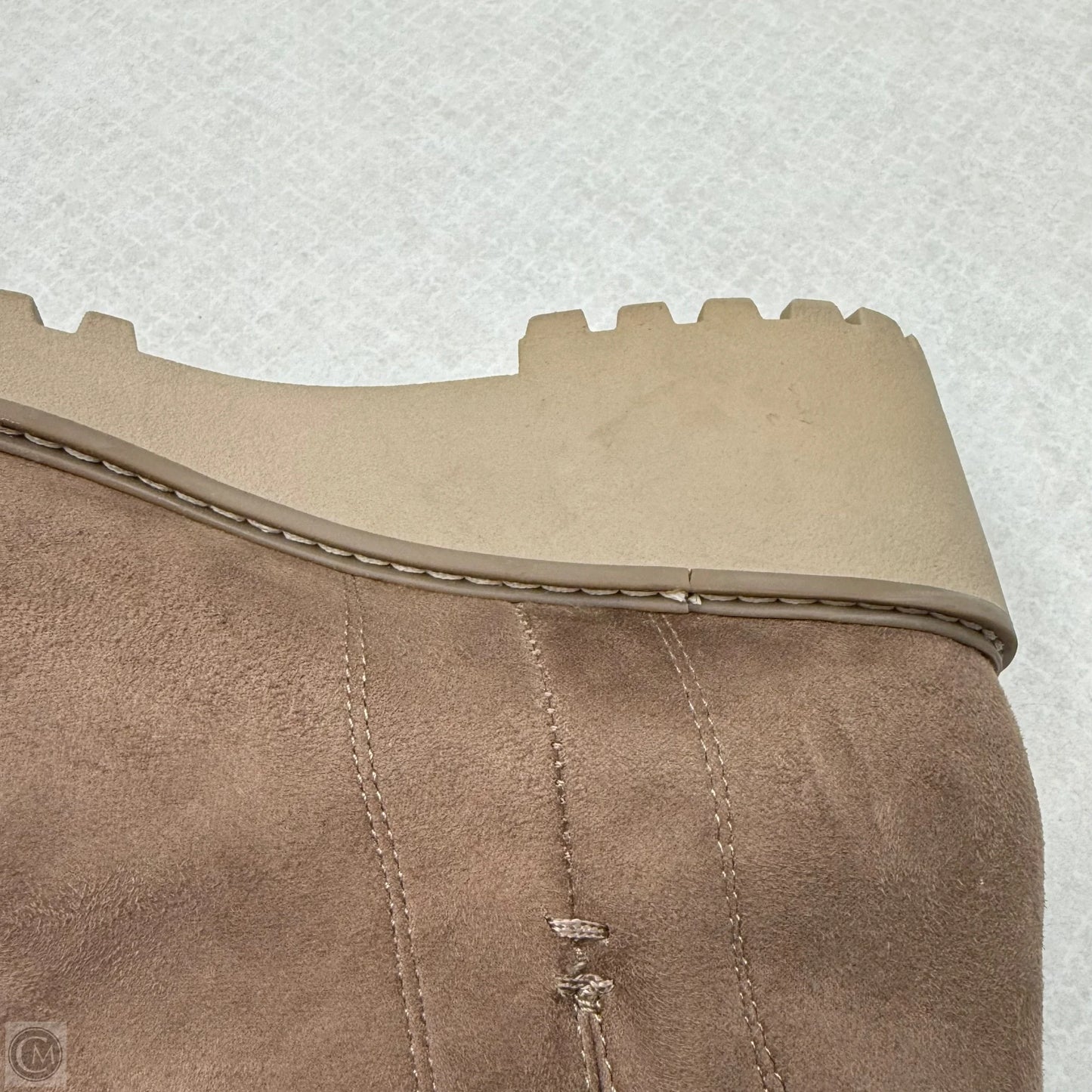 Boots Ankle Heels By Dv In Brown, Size: 11