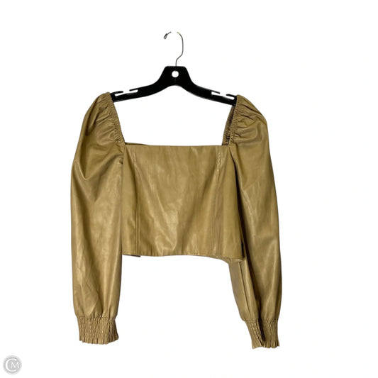 Top Long Sleeve By Clothes Mentor In Beige, Size: L