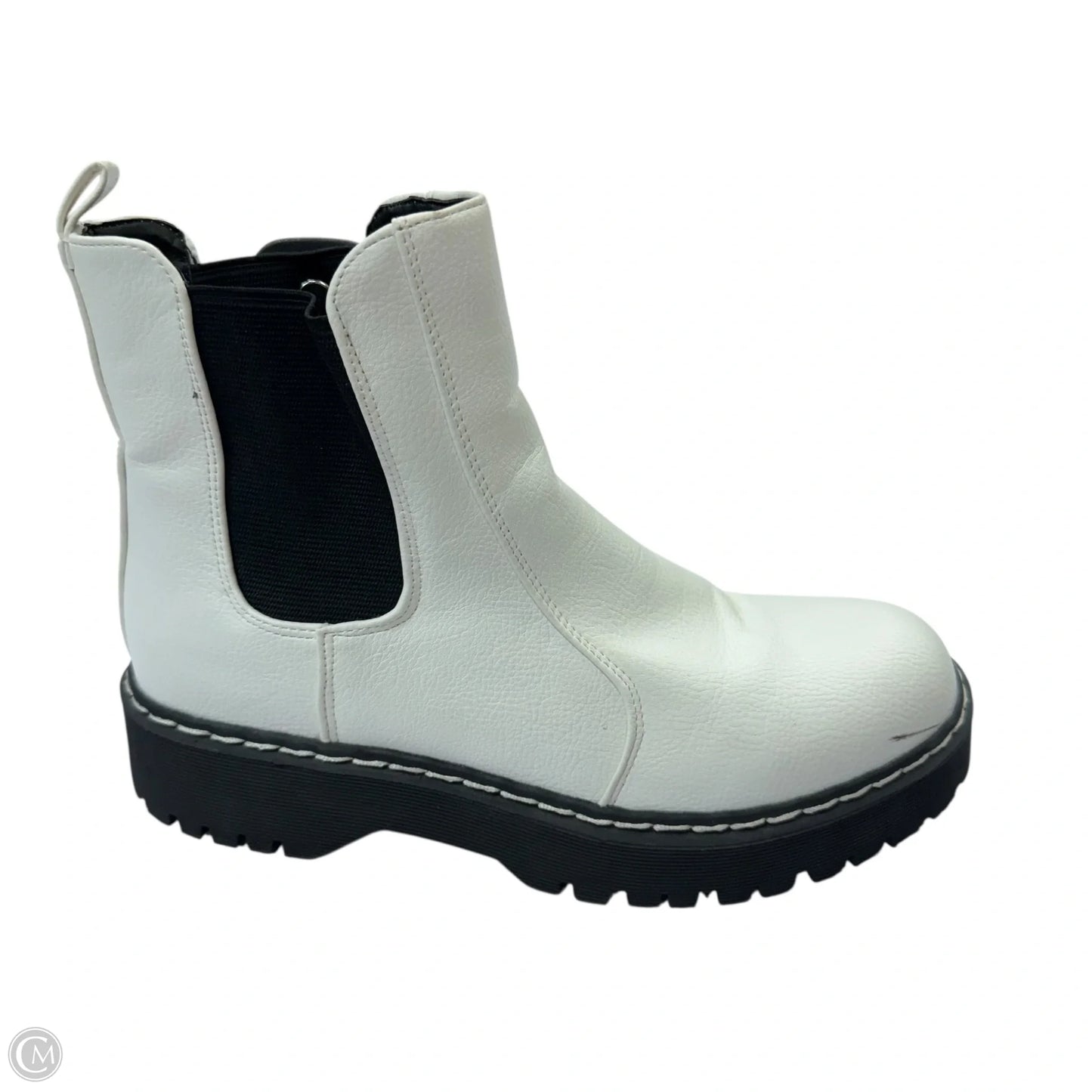 Boots Ankle Flats By Sincerely Jules In White, Size: 8.5