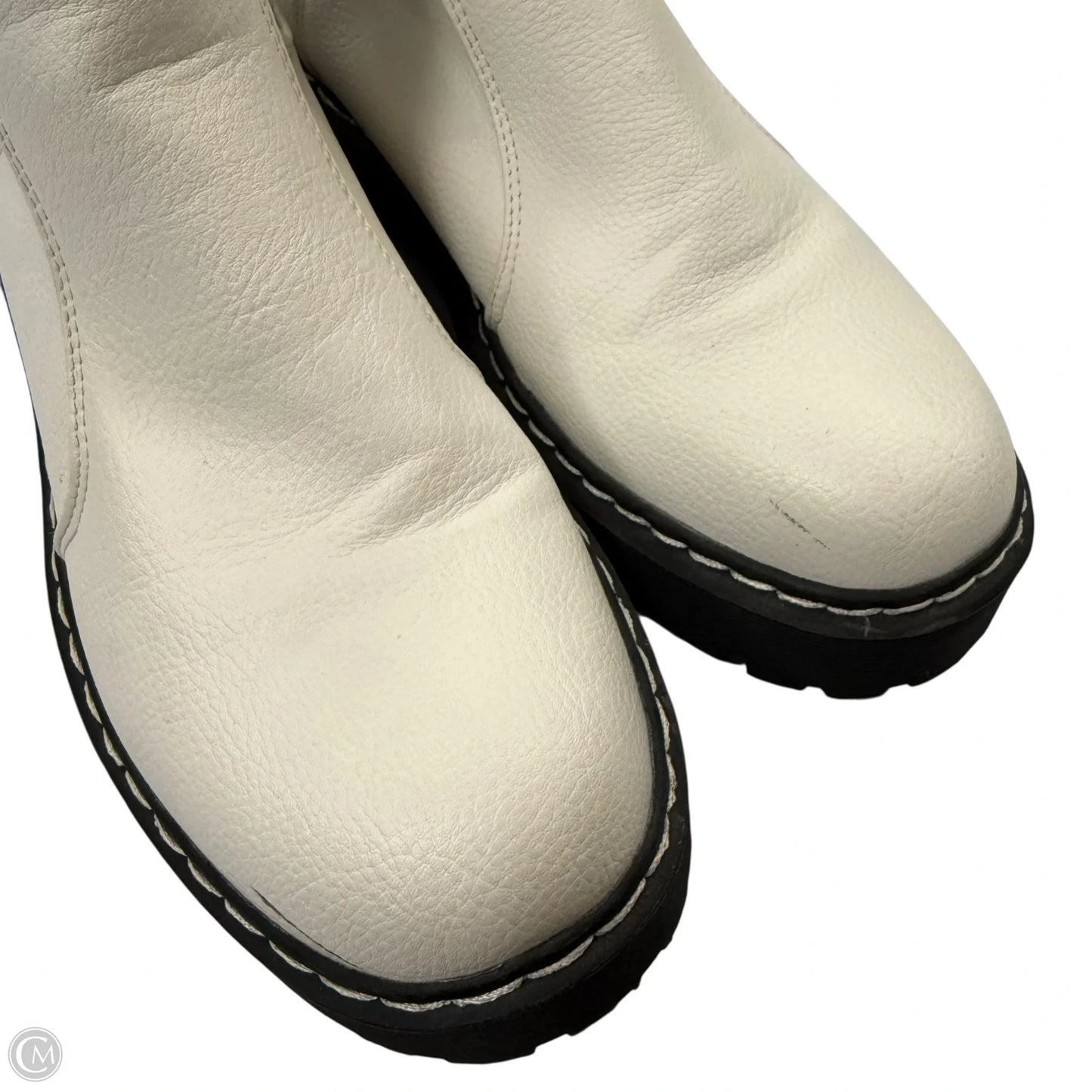 Boots Ankle Flats By Sincerely Jules In White, Size: 8.5