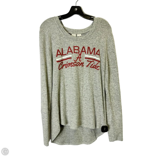 Top Long Sleeve By Clothes Mentor In Grey, Size: L