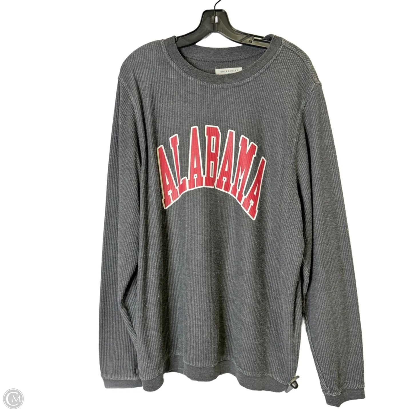 Sweatshirt Crewneck By Clothes Mentor In Grey, Size: L