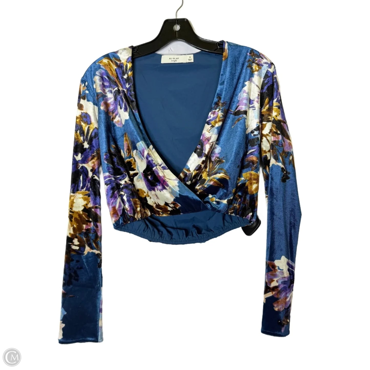 Top Long Sleeve By Ali And Jay In Blue, Size: S