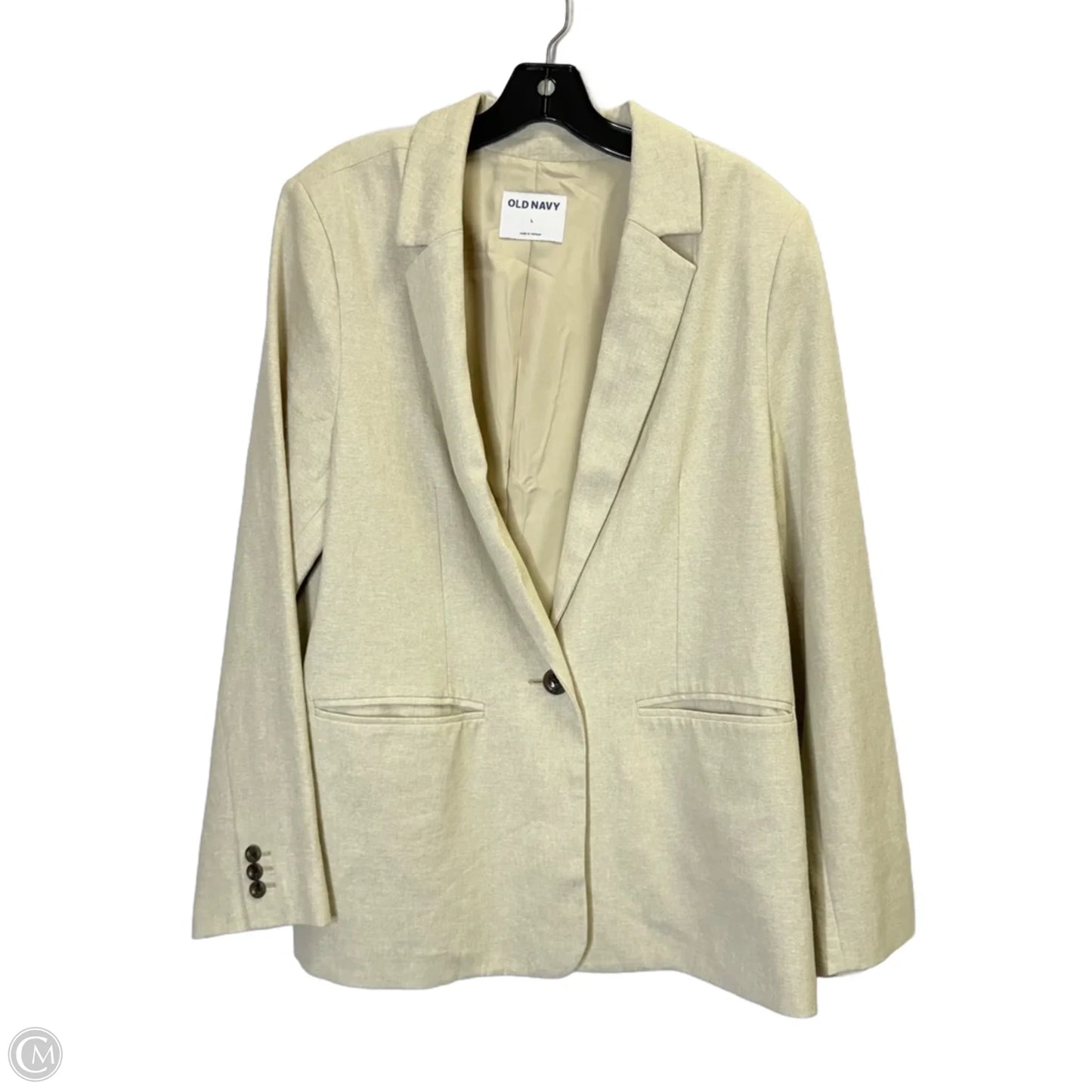 Blazer By Old Navy In Cream, Size: L