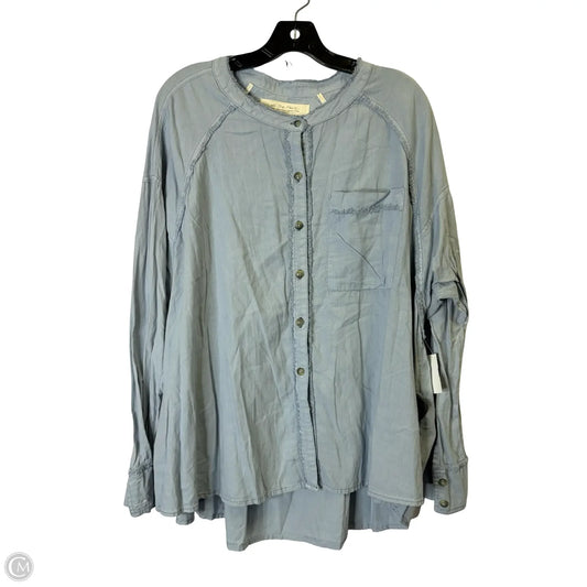 Top Long Sleeve By We The Free In Blue, Size: S