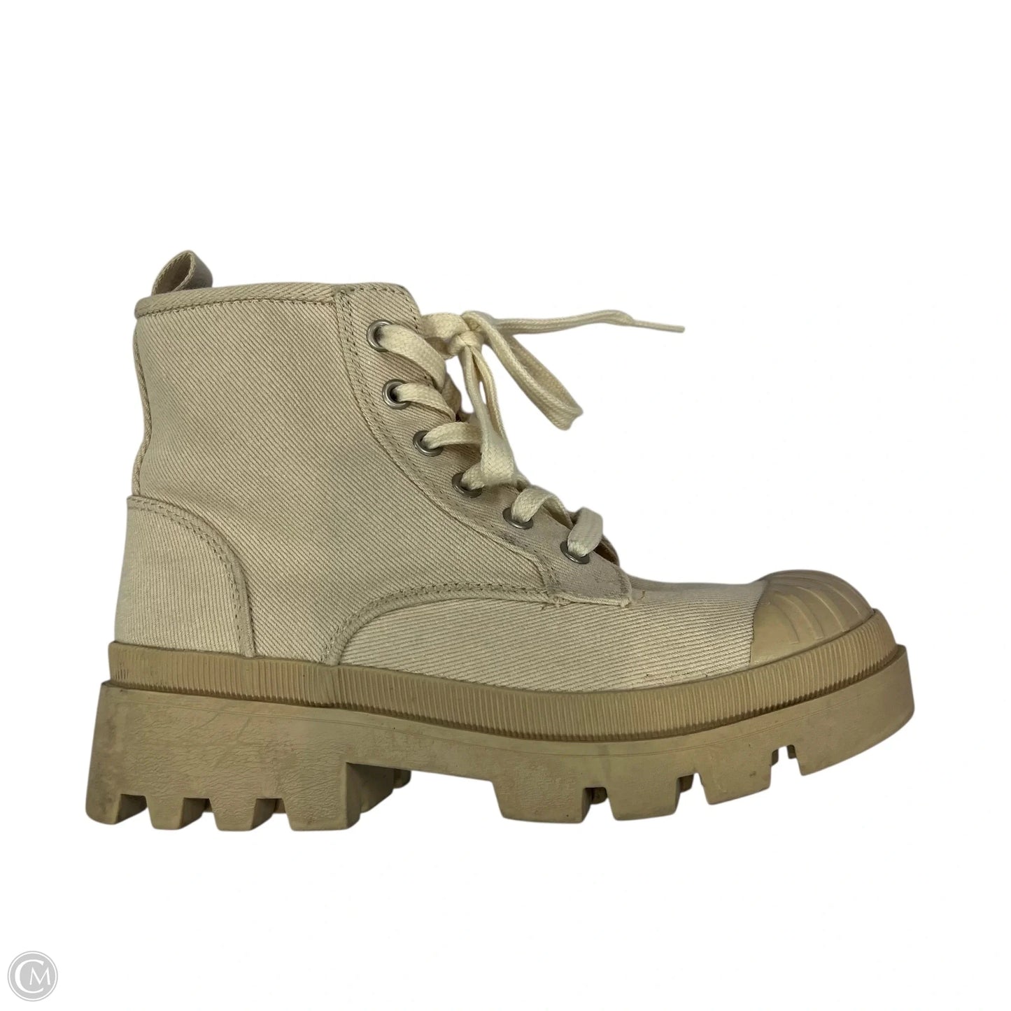 Boots Ankle Flats By Universal Thread In Beige, Size: 6