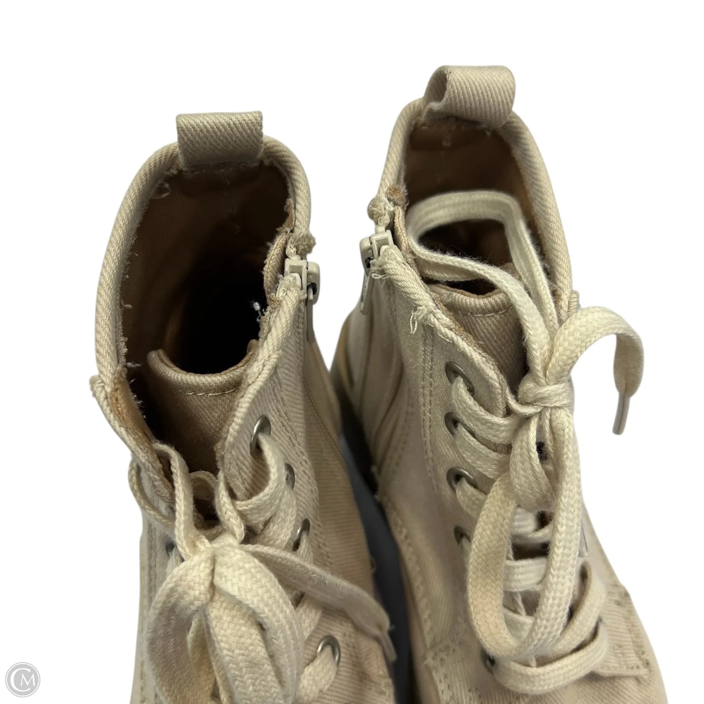 Boots Ankle Flats By Universal Thread In Beige, Size: 6