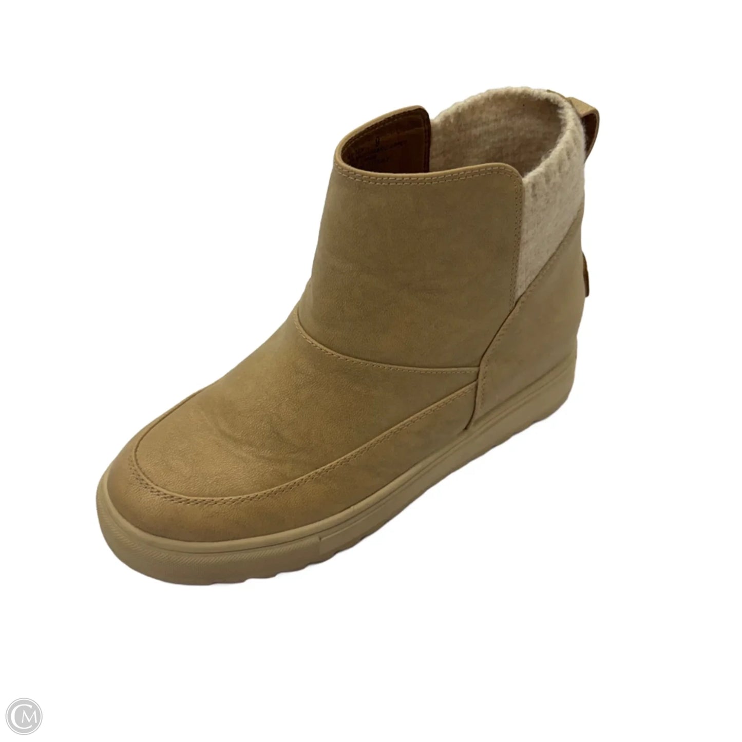 Boots Ankle Heels By Yellow Box In Beige, Size: 9