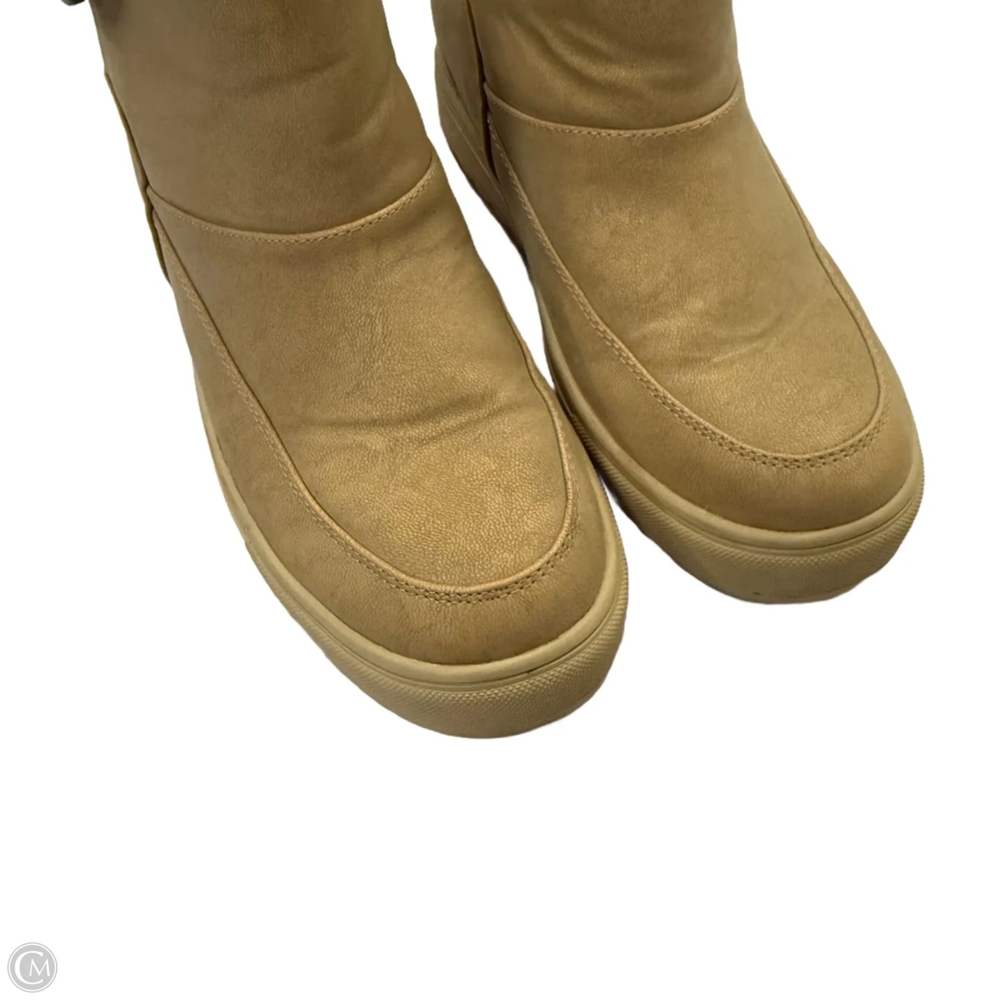 Boots Ankle Heels By Yellow Box In Beige, Size: 9