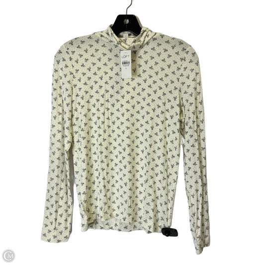 Top Long Sleeve By Loft In Cream, Size: S
