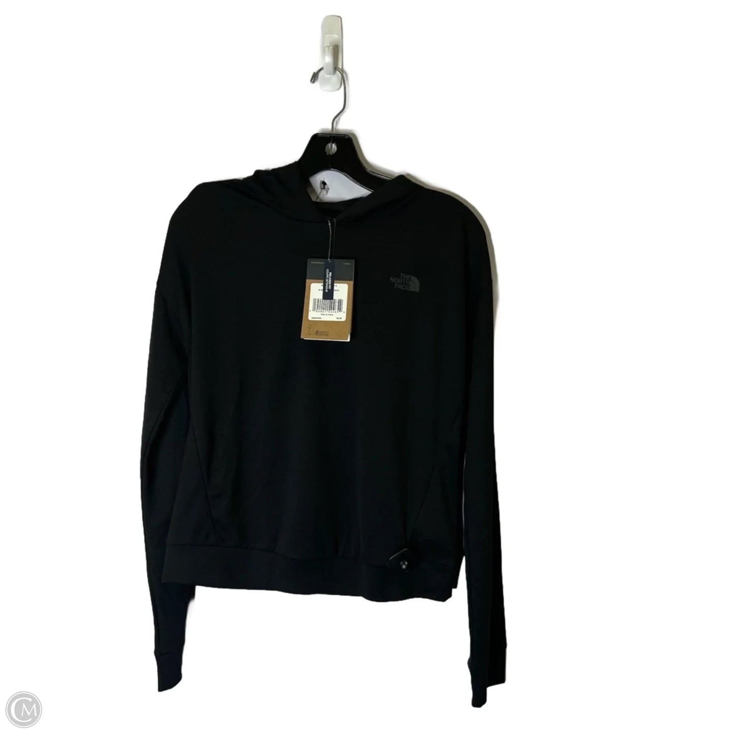 Athletic Top Long Sleeve Hoodie By The North Face In Black, Size: S