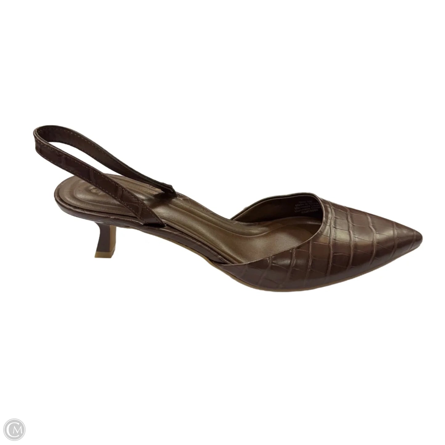 Shoes Heels Kitten By Open Edit In Brown, Size: 9