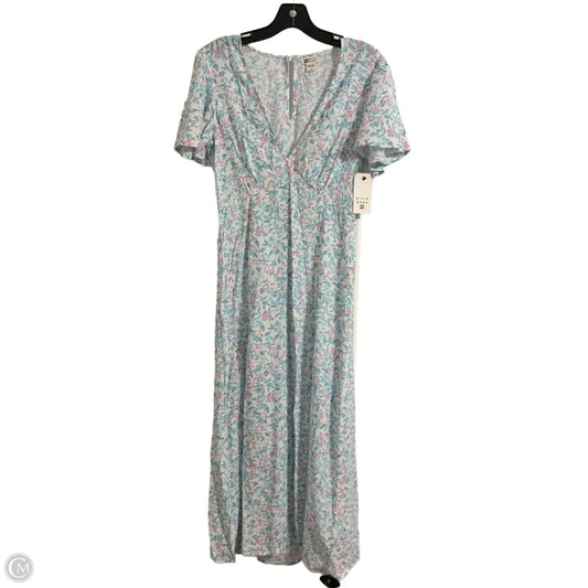 Dress Casual Maxi By Billabong In Blue, Size: M