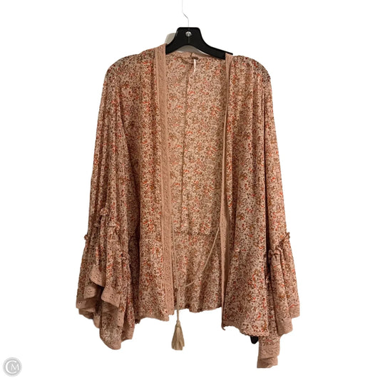 Cardigan By Free People In Pink, Size: M