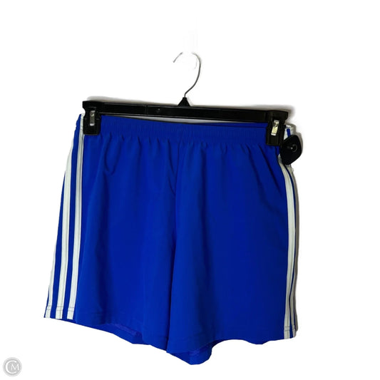 Athletic Shorts By Adidas In Blue, Size: S