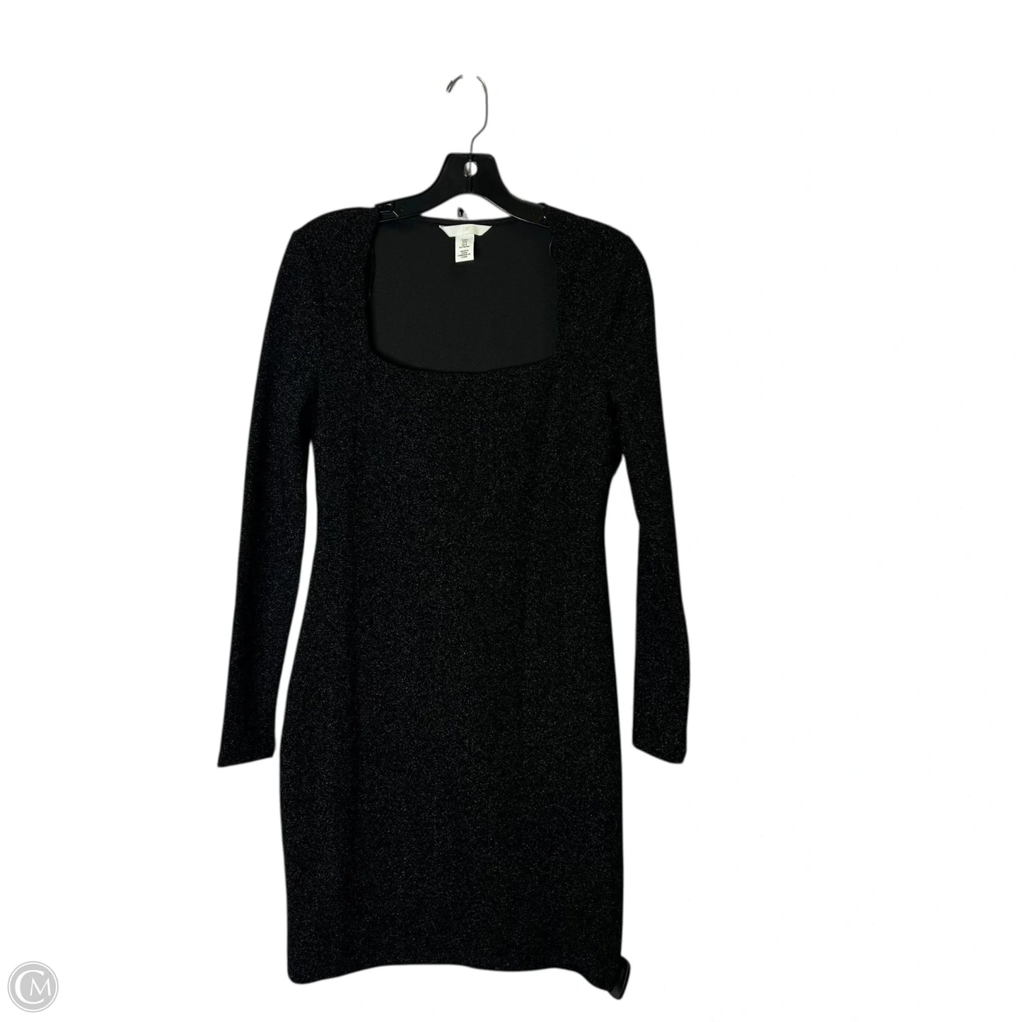 Dress Party Midi By H&m In Black, Size: M