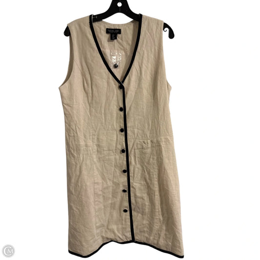 Dress Casual Midi By Rachel Zoe In Beige, Size: L
