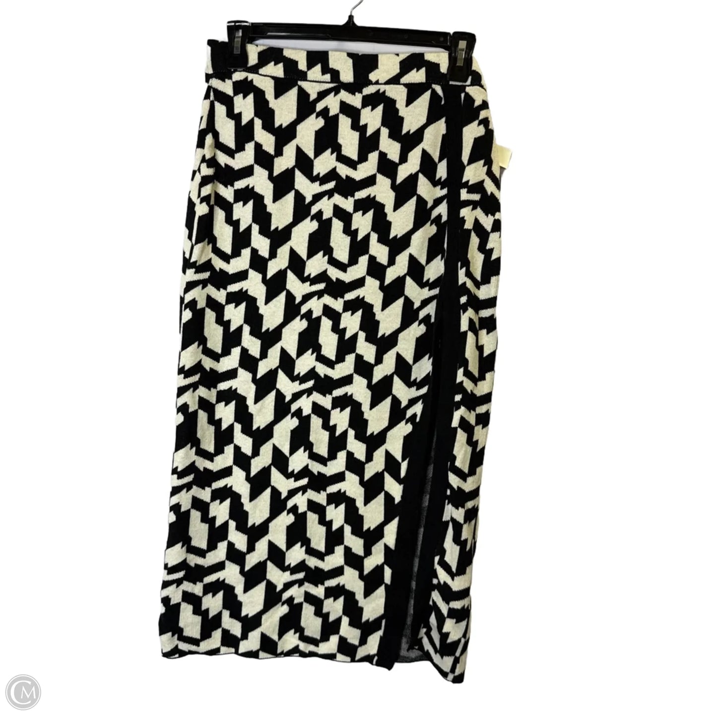 Skirt Maxi By Future Collective In Black & White, Size: L