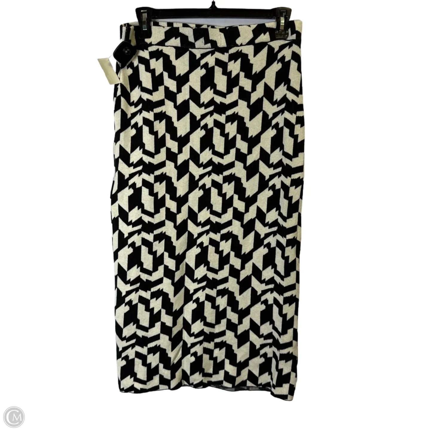 Skirt Maxi By Future Collective In Black & White, Size: L