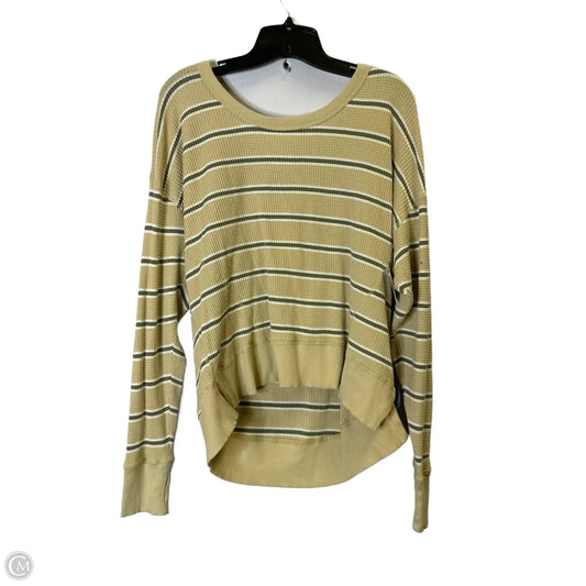 Top Long Sleeve By Offline By Aerie In Striped Pattern, Size: Xs