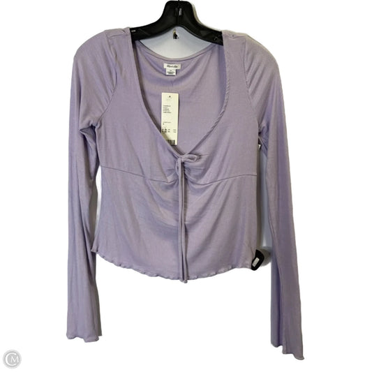 Top Long Sleeve By Kimichi Blue In Purple, Size: S