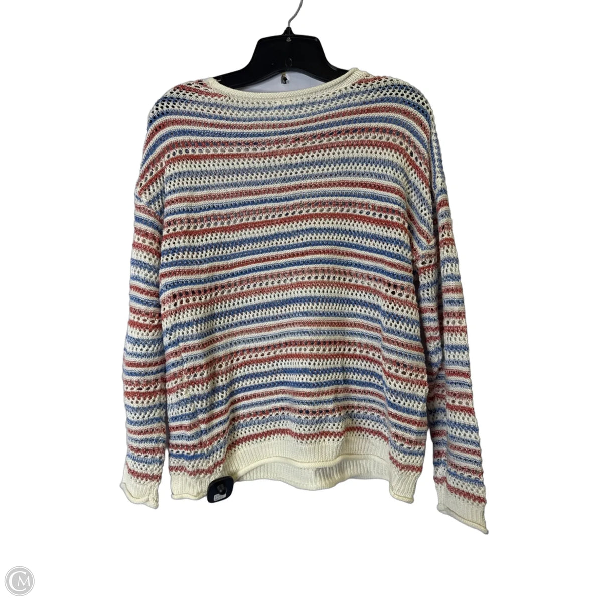 Sweater By Maurices In Striped Pattern, Size: M