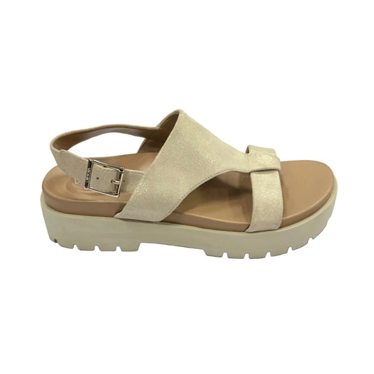 Sandals Flats By Vionic In Tan, Size: 7.5