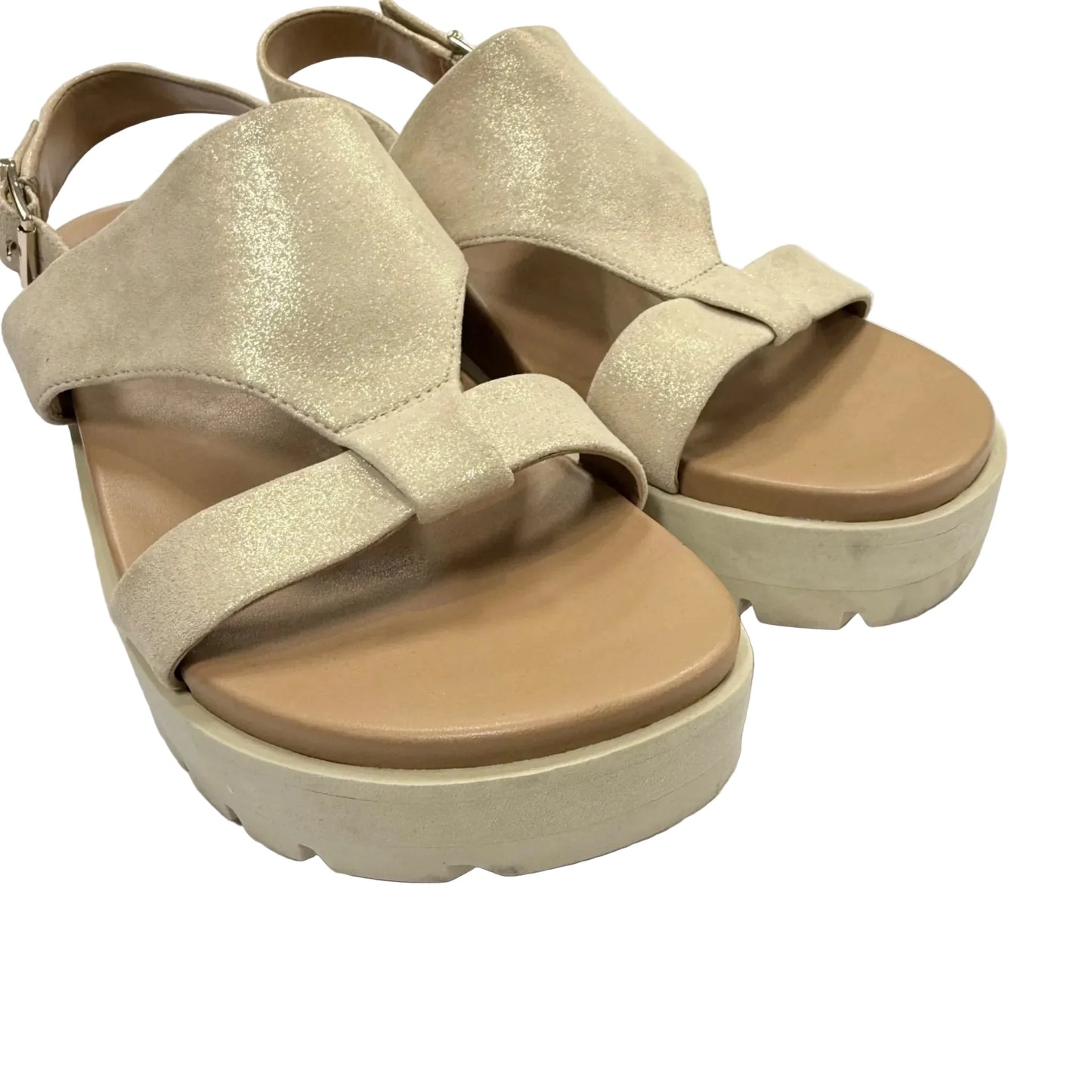 Sandals Flats By Vionic In Tan, Size: 7.5