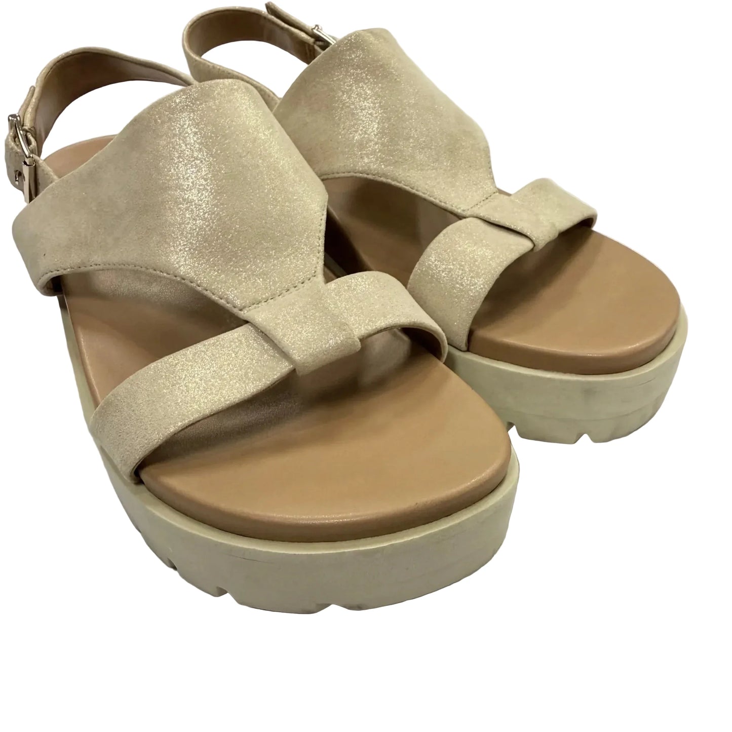 Sandals Flats By Vionic In Tan, Size: 7.5