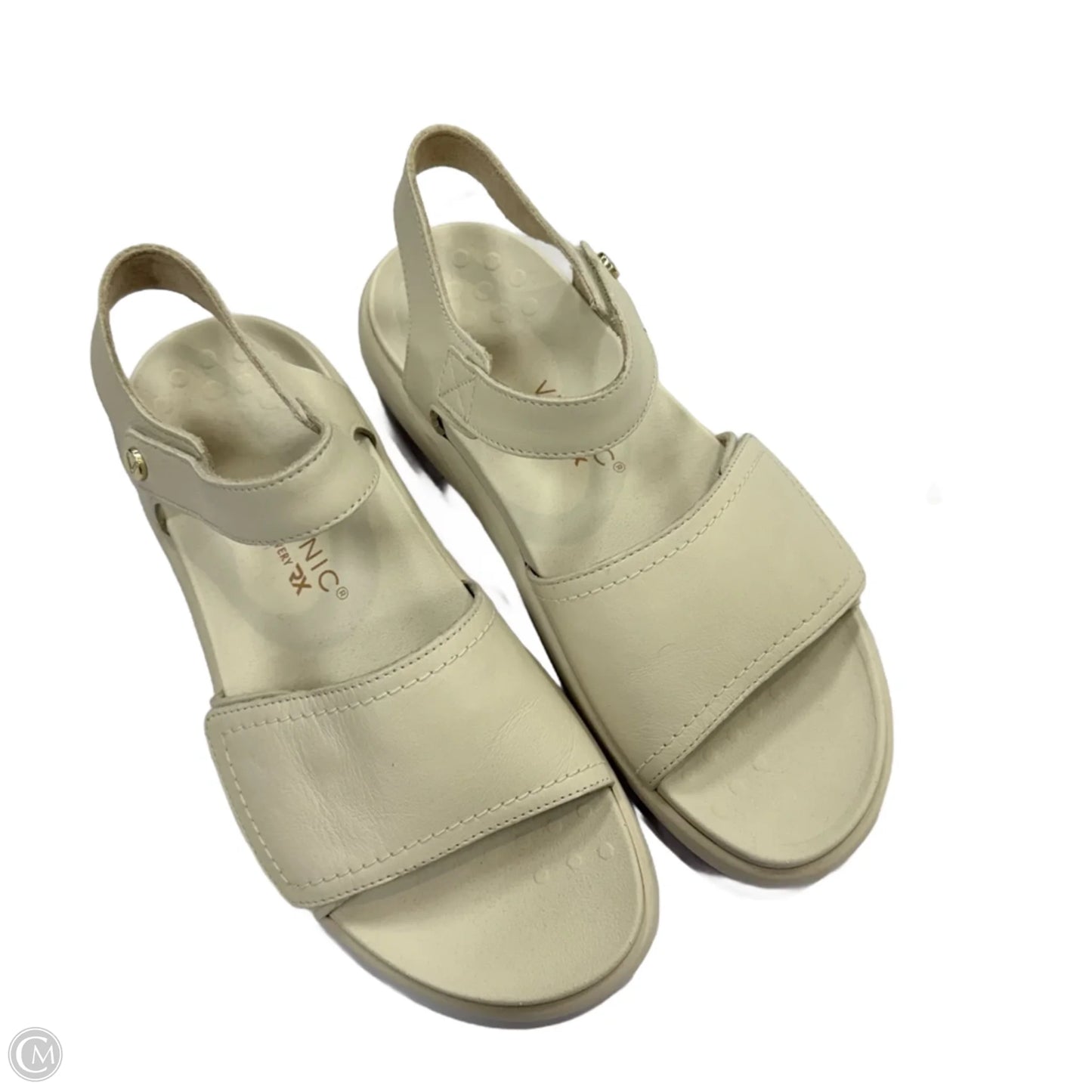 Sandals Flats By Vionic In Cream, Size: 7.5