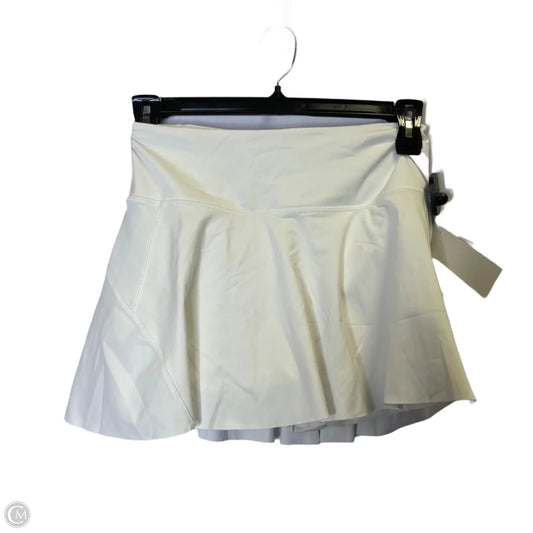 Athletic Skort By Athleta In White, Size: Sp