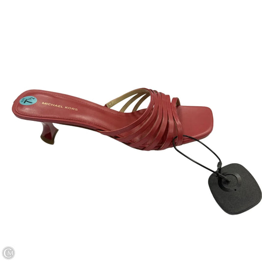 Shoes Designer By Michael By Michael Kors In Red, Size: 7.5