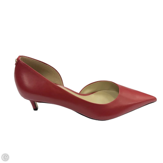 Shoes Designer By Michael By Michael Kors In Red, Size: 7.5