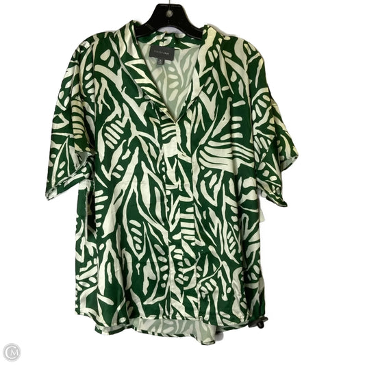Top Short Sleeve By Clothes Mentor In Green, Size: M