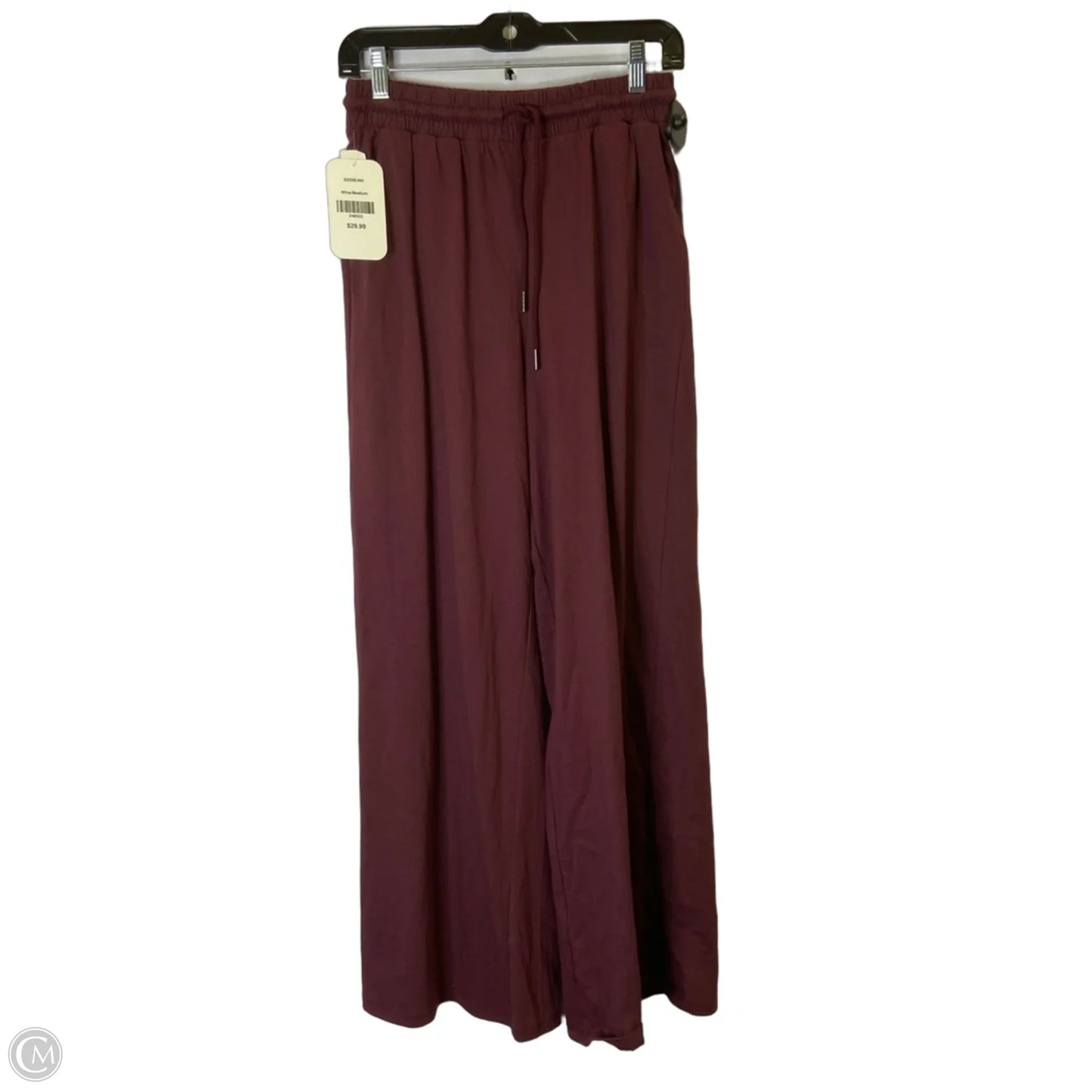 Pants Lounge By Double Zero In Maroon, Size: M