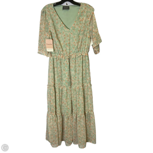 Dress Casual Maxi By Clothes Mentor In Green, Size: M