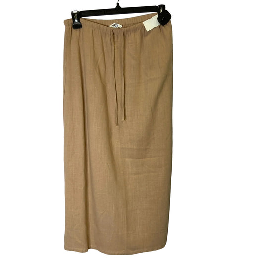 Skirt Maxi By Double Zero In Beige, Size: M